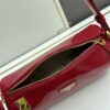 6930bae36e68136f4d9ae7a7 PRADA Genuine Full-Grain Wrinkled Lacquer Calfskin & Suede Shoulder Bag - Original Order Quality with Matching Store Hardware