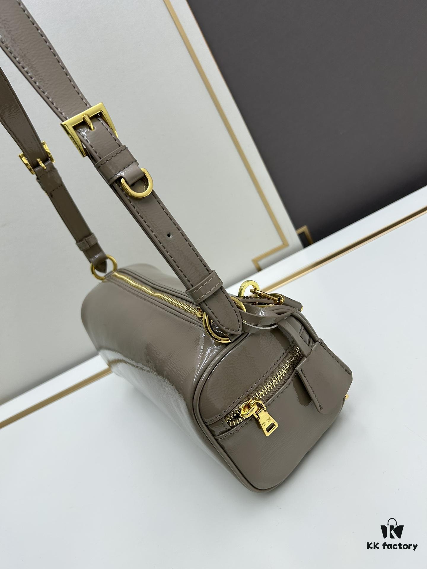 6930bae66e68136f4d9ae7ab PRADA New Arrival Original Quality Full-Grain Wrinkled Painted Calfskin - Suede Lock Bag