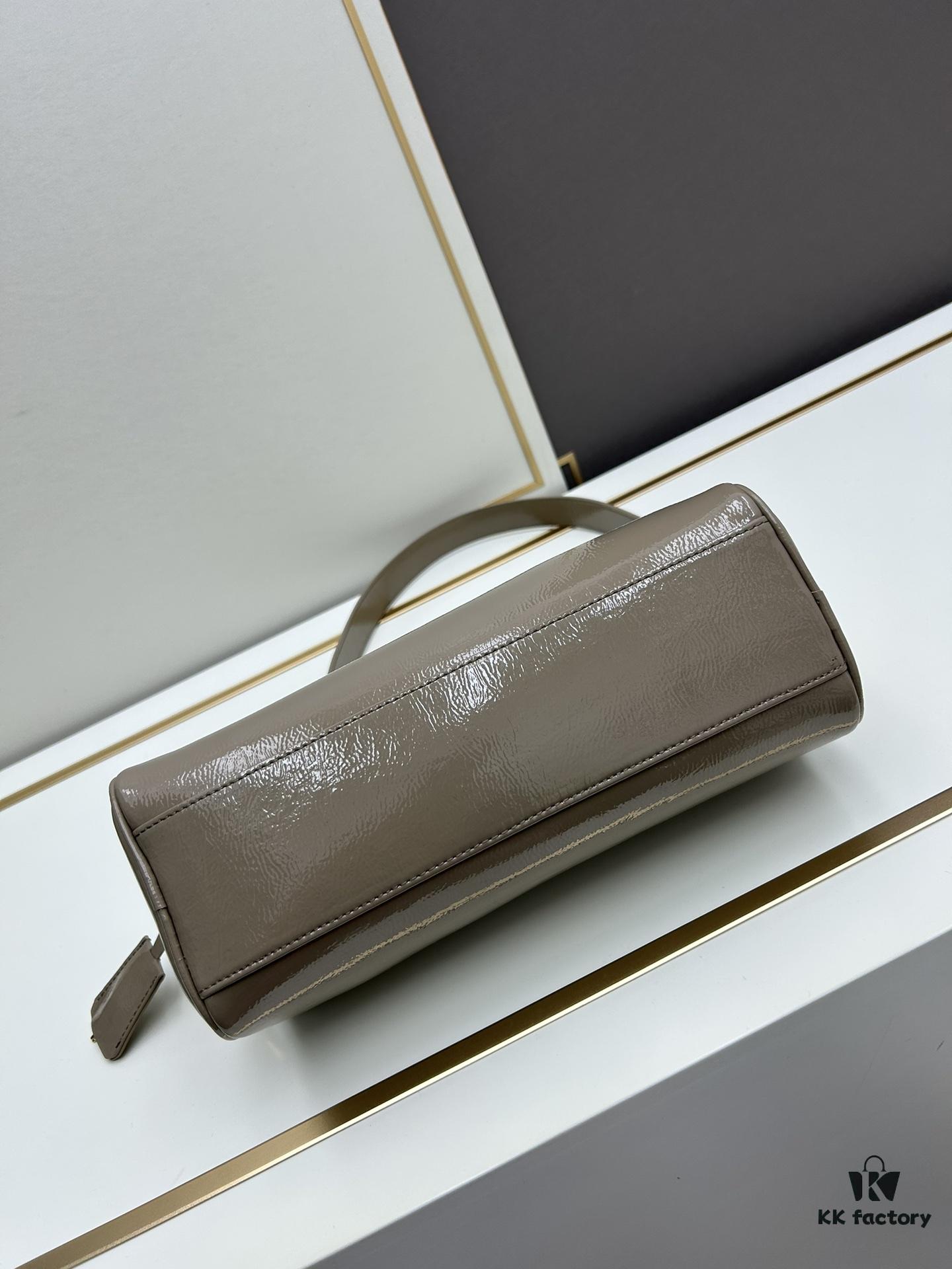 6930bae76e68136f4d9ae7ae PRADA New Arrival Original Quality Full-Grain Wrinkled Painted Calfskin - Suede Lock Bag