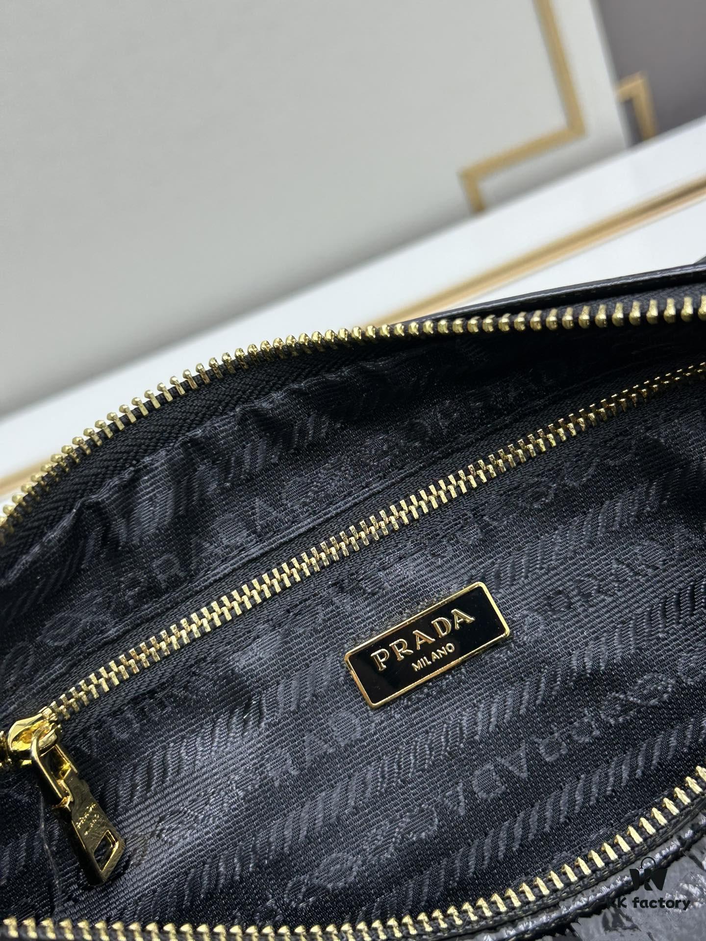 6930baf46e68136f4d9ae7c1 PRADA New Arrival Genuine Lambskin & Suede Crossbody Bag - Original Quality with Matching Hardware