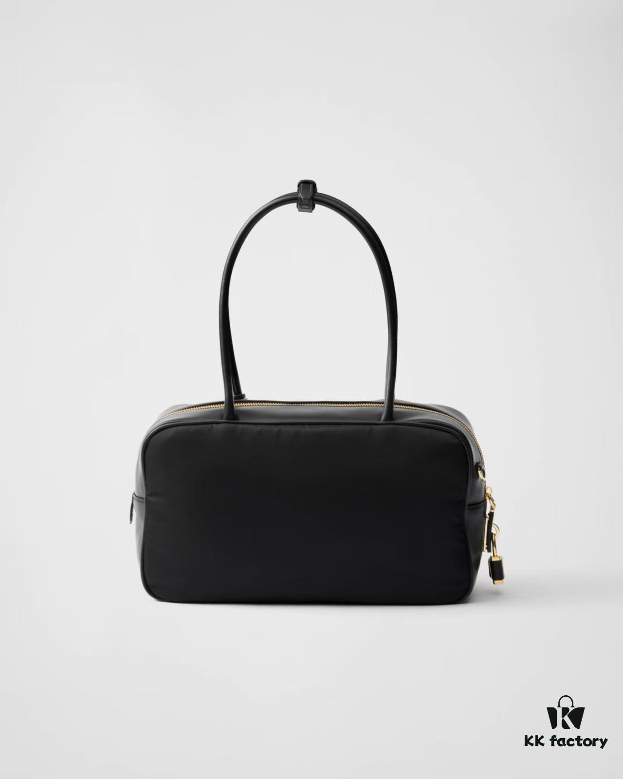 6930baf66e68136f4d9ae7c6 Nylon with Leather Trim, Full Leather PRADA Counter New Arrival Original Quality Matching Store Hardware Re-Nylon Nylon and Top Grain Calfskin Lock Bag