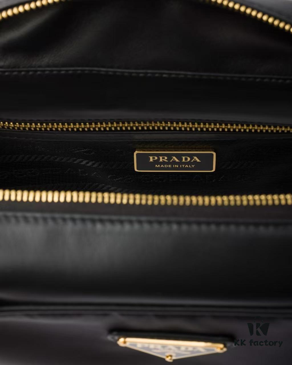 6930baf86e68136f4d9ae7c7 Nylon with Leather Trim, Full Leather PRADA Counter New Arrival Original Quality Matching Store Hardware Re-Nylon Nylon and Top Grain Calfskin Lock Bag