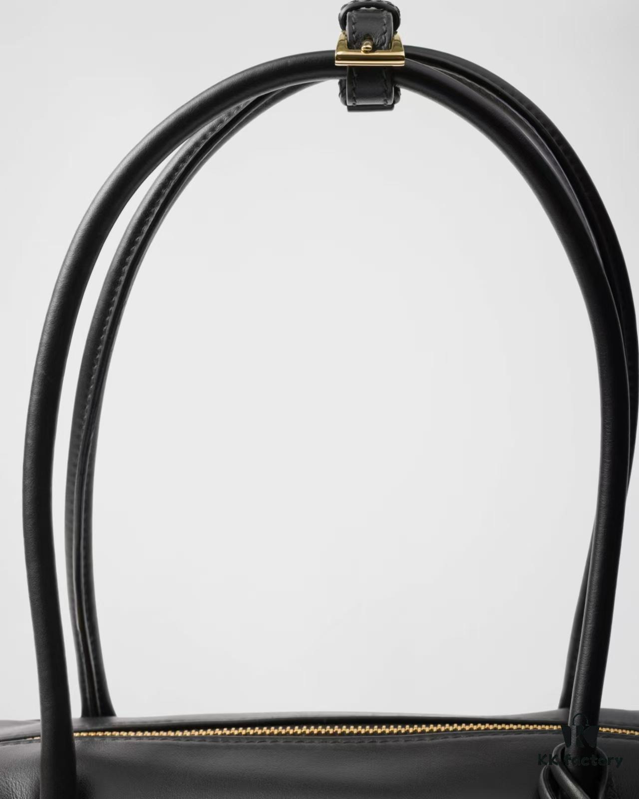 6930baf96e68136f4d9ae7c8 Nylon with Leather Trim, Full Leather PRADA Counter New Arrival Original Quality Matching Store Hardware Re-Nylon Nylon and Top Grain Calfskin Lock Bag