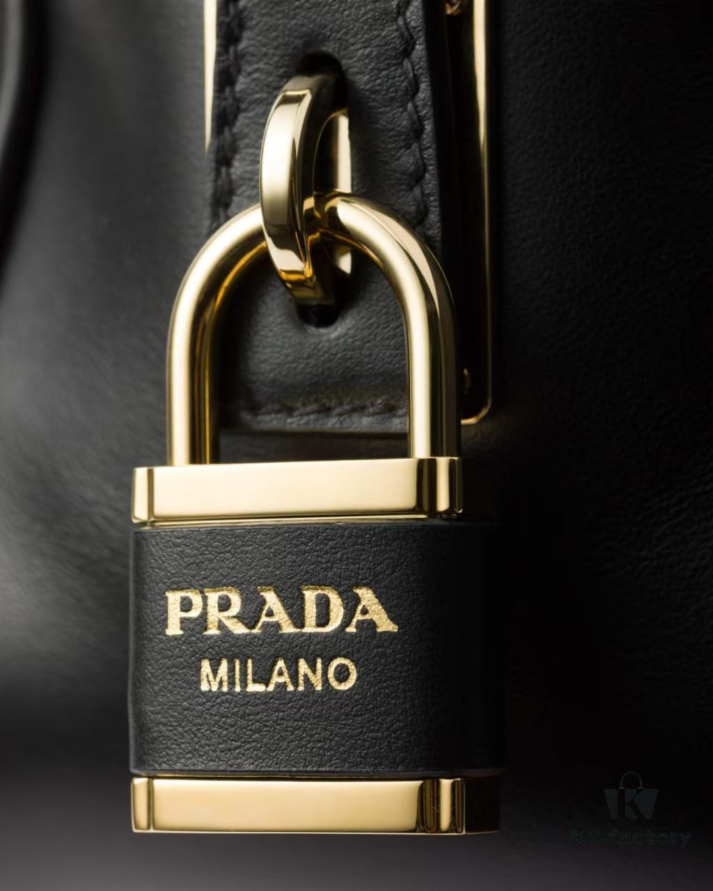 6930bafa6e68136f4d9ae7c9 Nylon with Leather Trim, Full Leather PRADA Counter New Arrival Original Quality Matching Store Hardware Re-Nylon Nylon and Top Grain Calfskin Lock Bag