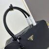 6930bb096e68136f4d9ae7e2 Nylon with Genuine Leather Trim, Full Leather PRADA Counter New Arrival Original Quality Matching Store Hardware Re-Nylon Tote Bag with Lock