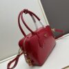 Nylon with Leather Trim, Full Leather 🎉PRADA Counter New Arrival🎉 [Original Order Quality + Matching Cabinet Hardware] Nylon and Top-Grain Calfskin Lock Bag