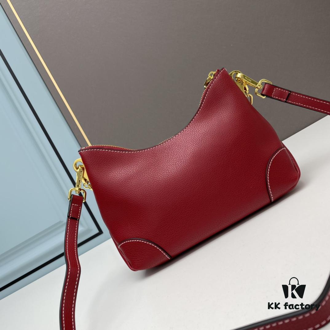 6930bb1e6e68136f4d9ae807 PRADA Bestseller Horn Bag (Leather Shoulder Strap + Chain Crossbody) - Vintage Meets Modern Fashion