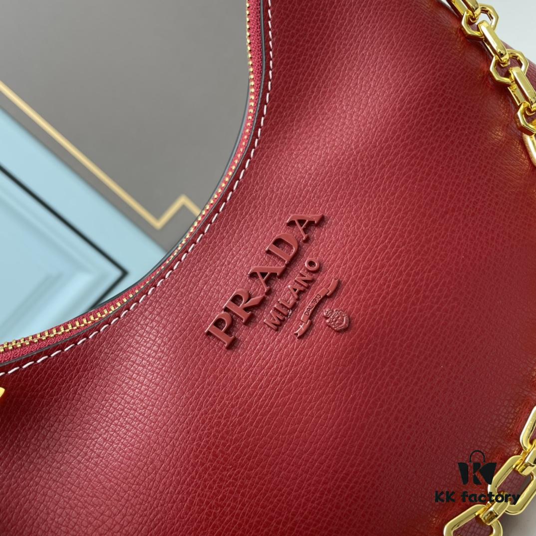 6930bb1e6e68136f4d9ae808 PRADA Bestseller Horn Bag (Leather Shoulder Strap + Chain Crossbody) - Vintage Meets Modern Fashion