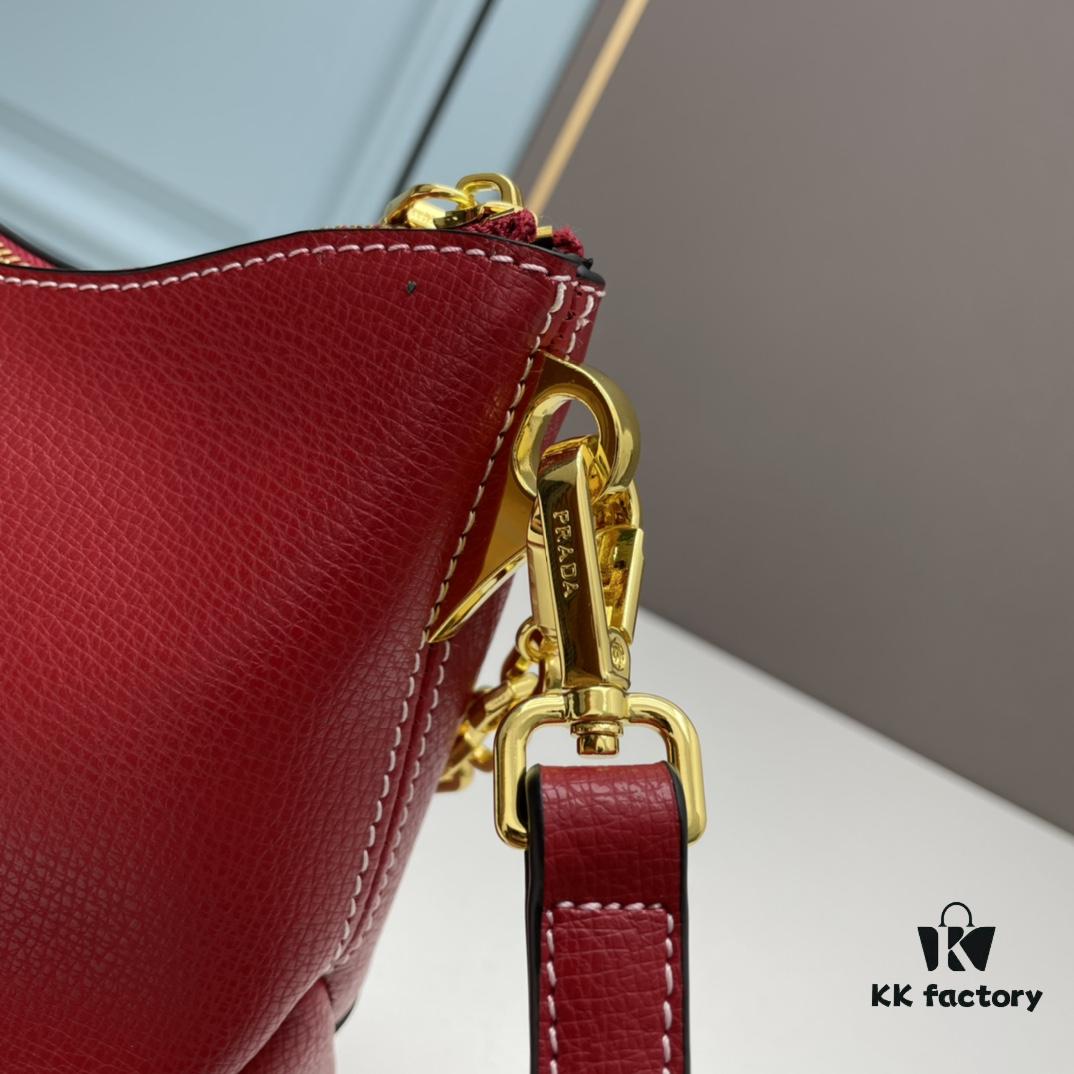 6930bb206e68136f4d9ae80b PRADA Bestseller Horn Bag (Leather Shoulder Strap + Chain Crossbody) - Vintage Meets Modern Fashion