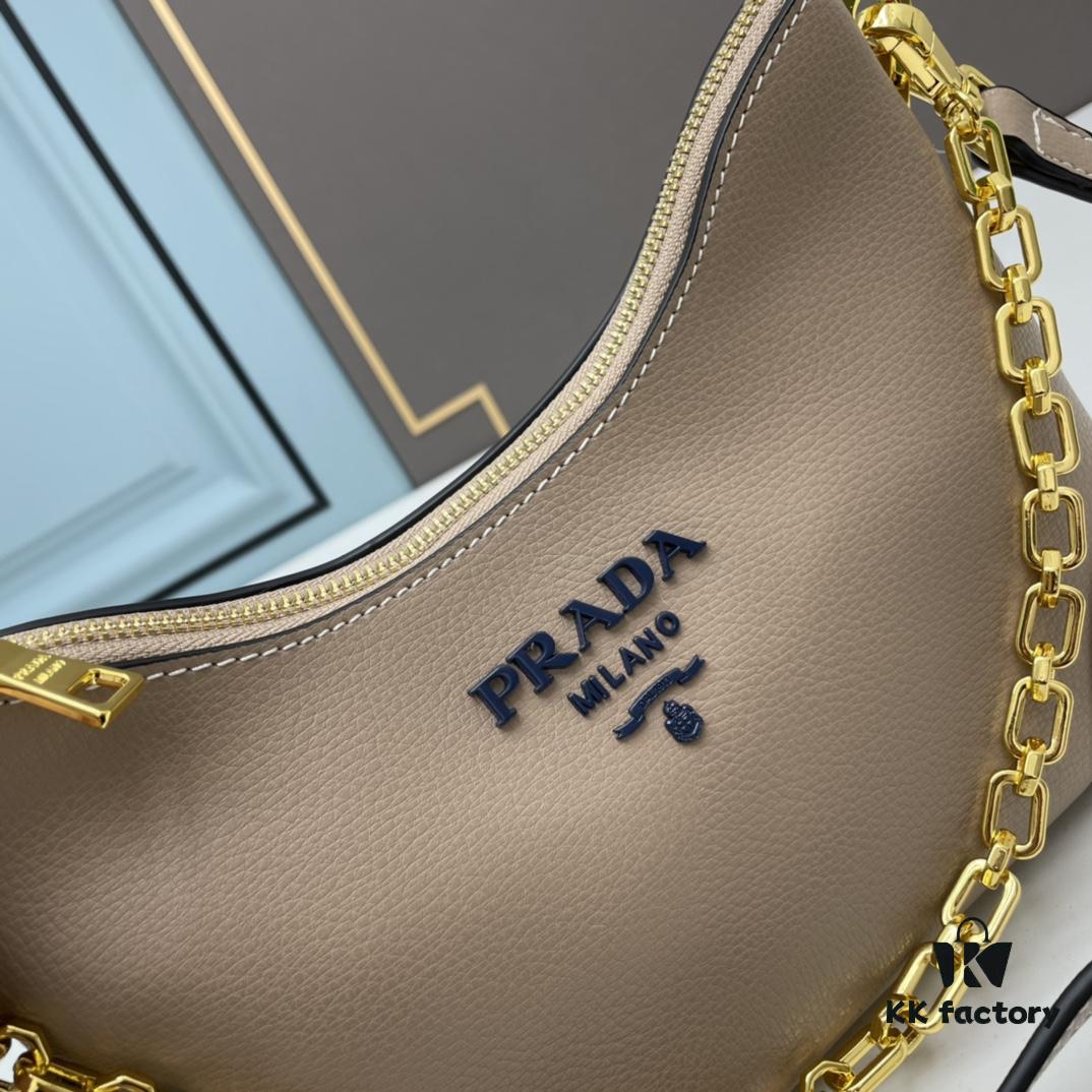 6930bb2d6e68136f4d9ae821 PRADA Must-Have Horn Bag with Detachable Chain Strap – A Perfect Blend of Vintage and Modern Fashion
