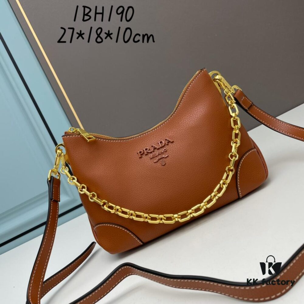 6930bb2f6e68136f4d9ae825 PRADA's Must-Have Bestseller (Leather Shoulder Strap + Chain Strap) – A Stylish and Practical Horn Bag Combining Retro Charm with Modern Fashion