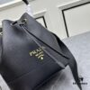 6930bb876e68136f4d9ae8b5 Prada New Arrival, Calfskin Leather with Pebbled Texture, Dual Shoulder Straps – One Leather Strap and One Colorful Woven Strap, Stylish and Versatile for Handheld or Crossbody Wear