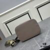 Prada New Arrival, Calfskin with Lychee Texture, Dual Strap Design, Stylish and Practical