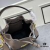 Prada New Arrival, Calfskin with Lychee Texture, Dual Strap Design, Stylish and Practical