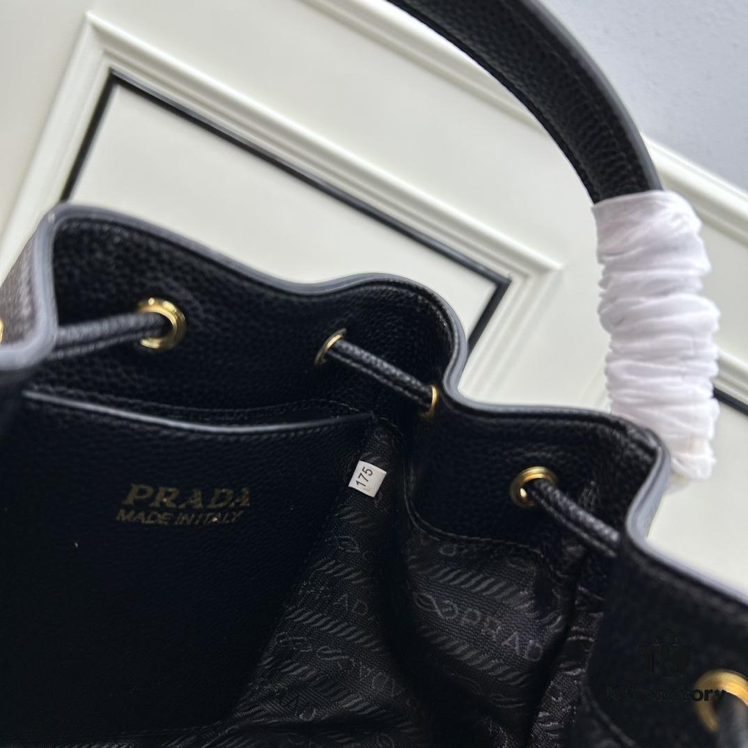 6930bb8c6e68136f4d9ae8bd Prada New Arrival, Calfskin Leather with Pebbled Texture, Dual Shoulder Straps – One Leather Strap and One Colorful Woven Strap, Stylish and Versatile for Handheld or Crossbody Wear