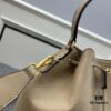 Prada New Arrival, Calfskin Leather with Pebbled Texture, Comes with Two Straps – One Leather Strap and One Colorful Woven Strap, Stylish and Versatile for Any Look