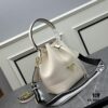 6930bb9e6e68136f4d9ae8d8 Prada New Arrival, Calfskin with Pebbled Texture, Dual Strap Design with Leather and Colorful Woven Strap, Stylish and Versatile Top Handle or Crossbody Bag