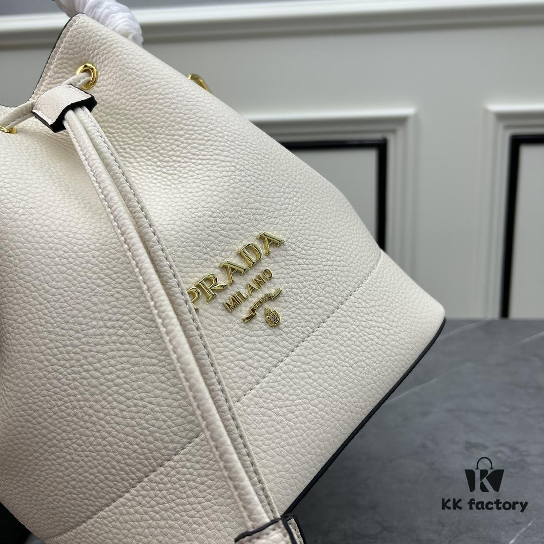 6930bba06e68136f4d9ae8db Prada New Arrival, Calfskin with Pebbled Texture, Dual Strap Design with Leather and Colorful Woven Strap, Stylish and Versatile Top Handle or Crossbody Bag