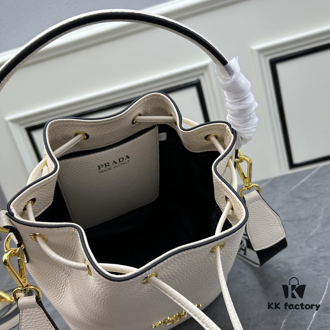 6930bba26e68136f4d9ae8dc Prada New Arrival, Calfskin with Pebbled Texture, Dual Strap Design with Leather and Colorful Woven Strap, Stylish and Versatile Top Handle or Crossbody Bag