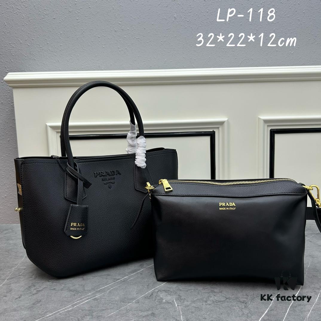 6930bbac6e68136f4d9ae8f0 PRADA Mother-Child Bag - Latest Bestseller, Made from Imported Saffiano Leather, Double Leather Top Handles, Detachable and Adjustable Wide Leather Shoulder Strap, Two Exterior Zip Pockets, Classic Galleria Tote Design