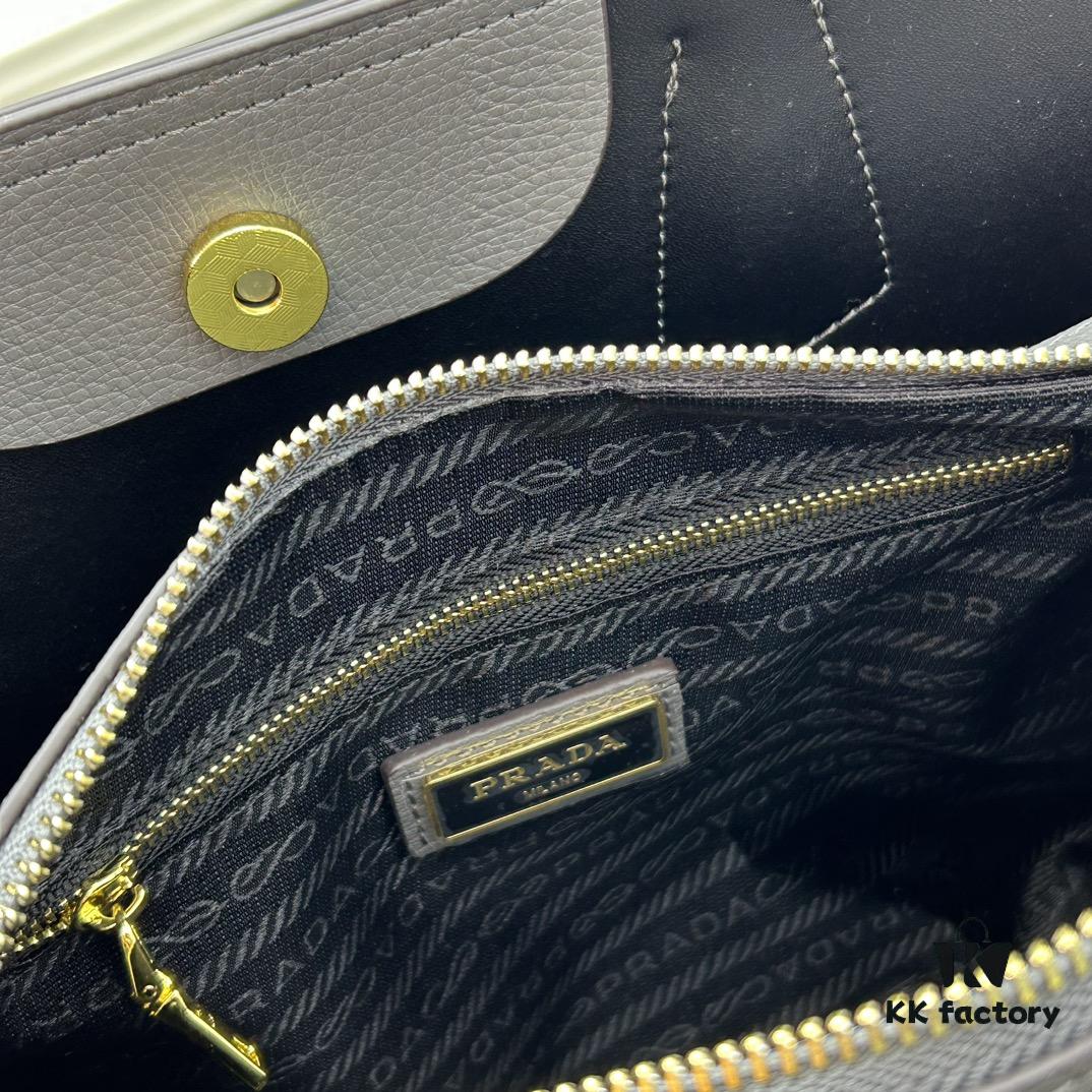 6930bbb46e68136f4d9ae8fe PRADA Mother-Child Bag - Latest Bestseller, Made from Imported Saffiano Leather, Double Leather Top Handles, Detachable and Adjustable Wide Leather Shoulder Strap, Two Exterior Zip Pockets, Classic Galleria Design