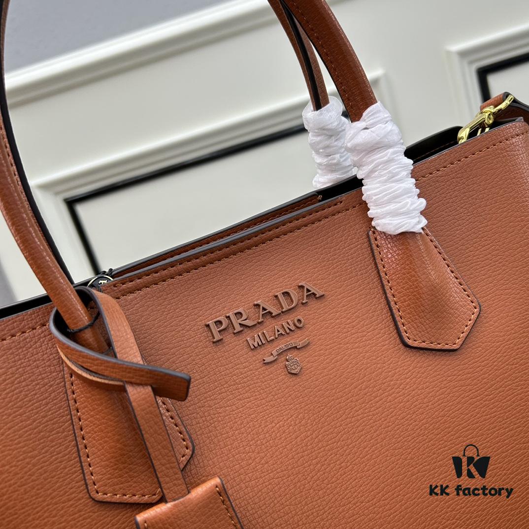 6930bbb76e68136f4d9ae902 PRADA Mother-Child Bag - Latest Bestseller, Made from Imported Saffiano Leather, Double Leather Top Handles, Detachable and Adjustable Wide Leather Shoulder Strap, Two Exterior Zip Pockets, Classic Galleria Design