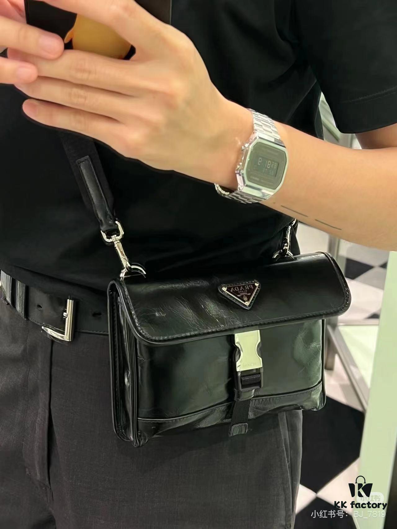 6930bbc56e68136f4d9ae919 Prada Nylon Crossbody Bag Simple and Practical Design Unisex Fashion Accessory