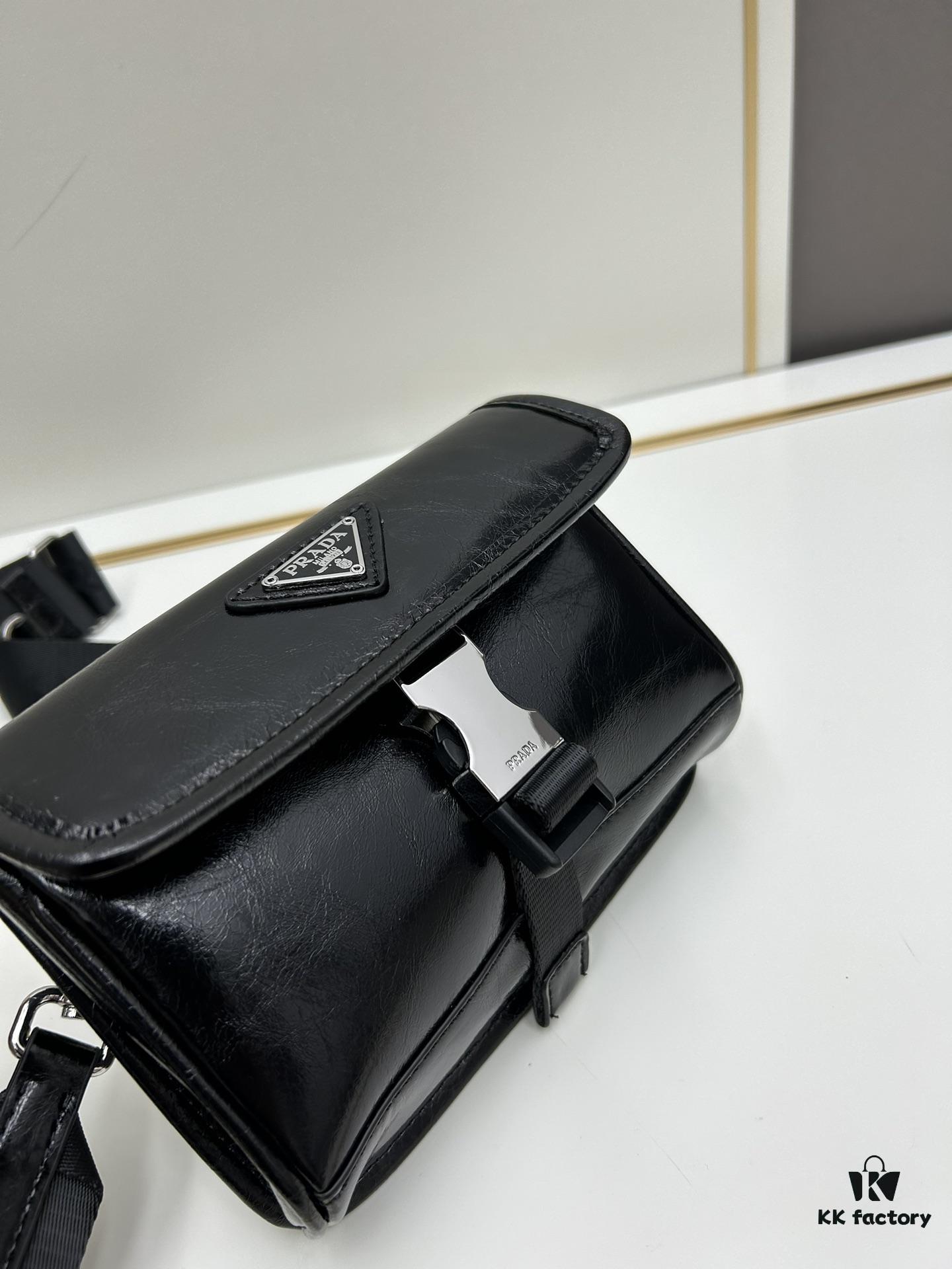 6930bbc86e68136f4d9ae91e Prada Nylon Crossbody Bag 2ZH108 Simple and Practical Unisex Design with Vintage Charm