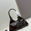 6930bbcb6e68136f4d9ae925 PRADA Counter New Arrival (All-Leather Series) Original Order Quality with Matching Hardware Full-Grain Oil-Waxed Calfskin Shoulder Bag