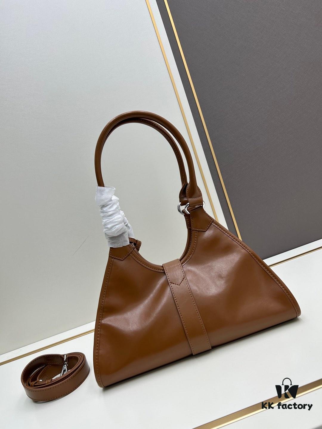 6930bbd46e68136f4d9ae936 PRADA New Arrival Shoulder Bag (Full Leather Series) - Original Quality with Authentic Hardware, Full-Grain Wax Oil Cowhide