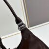6930bbe16e68136f4d9ae94d PRADA Counter New Arrival (All-Leather Series) Original Order Quality with Matching Hardware Full-Grain Oil-Waxed Cowhide Shoulder Bag