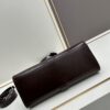 6930bbe16e68136f4d9ae94e PRADA Counter New Arrival (All-Leather Series) Original Order Quality with Matching Hardware Full-Grain Oil-Waxed Cowhide Shoulder Bag
