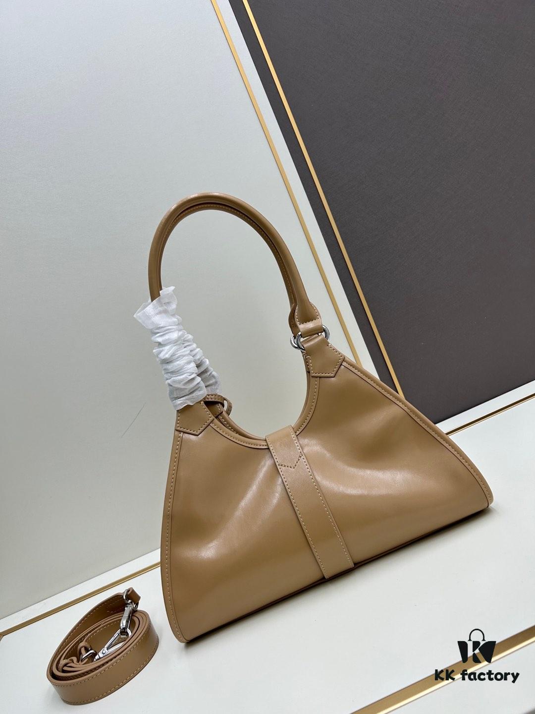 6930bbe36e68136f4d9ae953 PRADA New Arrival Shoulder Bag (Full Leather Series) - Premium Top-Grain Oil-Waxed Calfskin, Adjustable Handle, Detachable Keychain, Zipper & Lock Closure