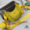 6930bbf26e68136f4d9ae970 Top Quality Replica Prada New Nylon Hobo Bag | 1BH204 | Chain Handle Design | Adjustable Strap with Pendant | Three Ways to Wear