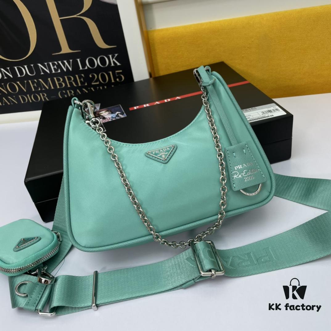 6930bbf76e68136f4d9ae979 Top Quality Replica Prada New Nylon Hobo Bag with Box - 1BH204