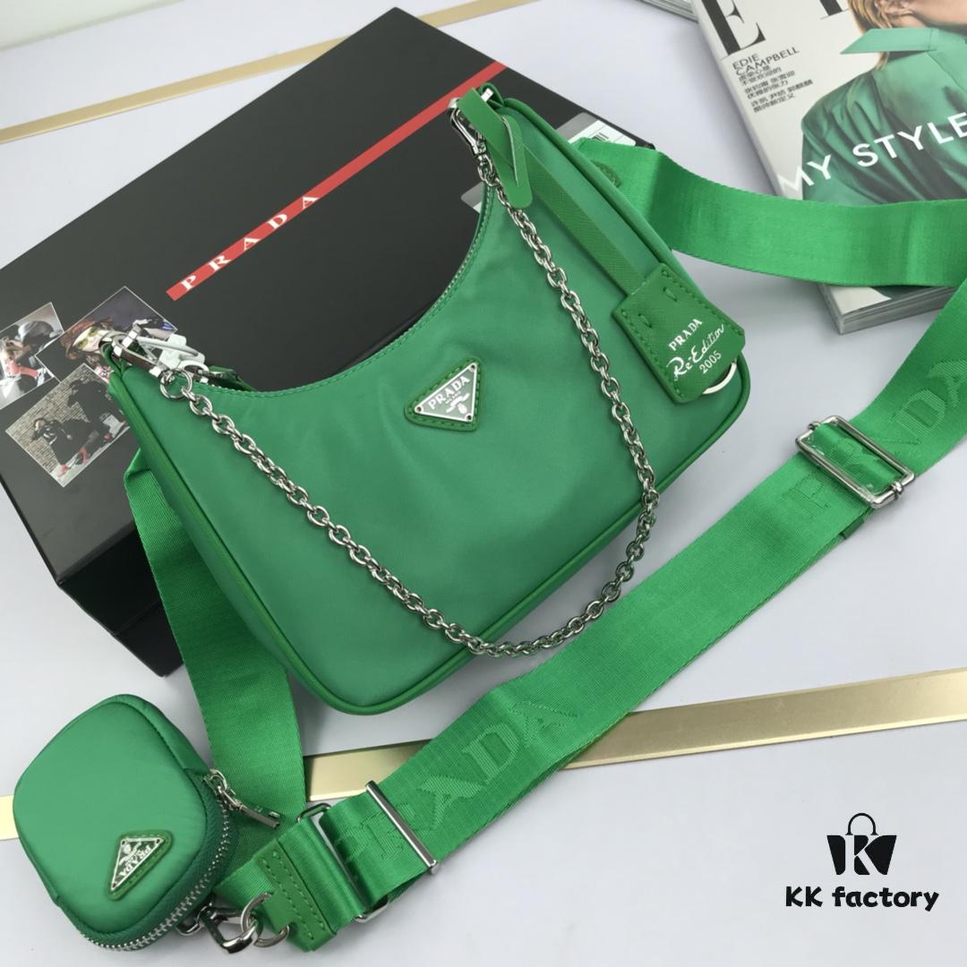 6930bbfc6e68136f4d9ae983 Top Quality Original Order Prada New Nylon Hobo Bag with Box - 1BH204