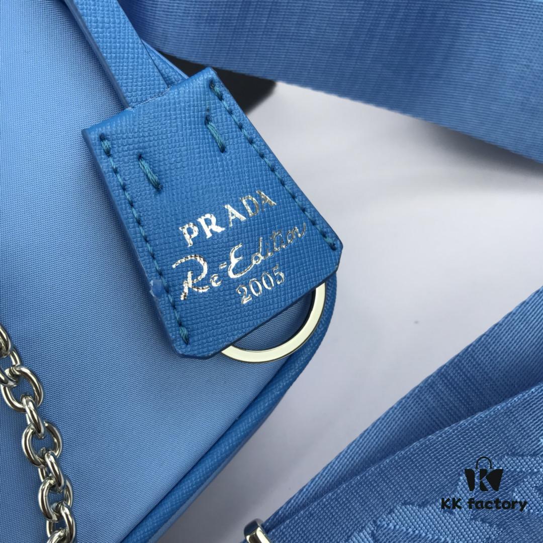 6930bc0c6e68136f4d9ae9a6 Top Quality Replica Prada New Nylon Hobo Bag with Original Box - 1BH204