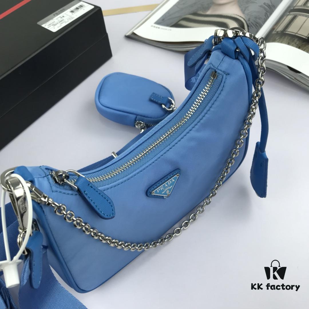 6930bc0d6e68136f4d9ae9a9 Top Quality Replica Prada New Nylon Hobo Bag with Original Box - 1BH204