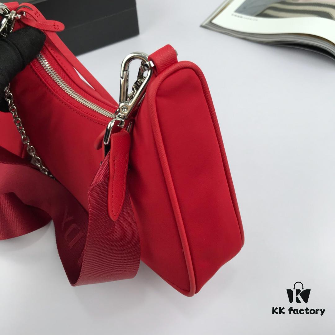 Top-Quality Original Design Prada New Nylon Hobo Bag with Box - 1BH204