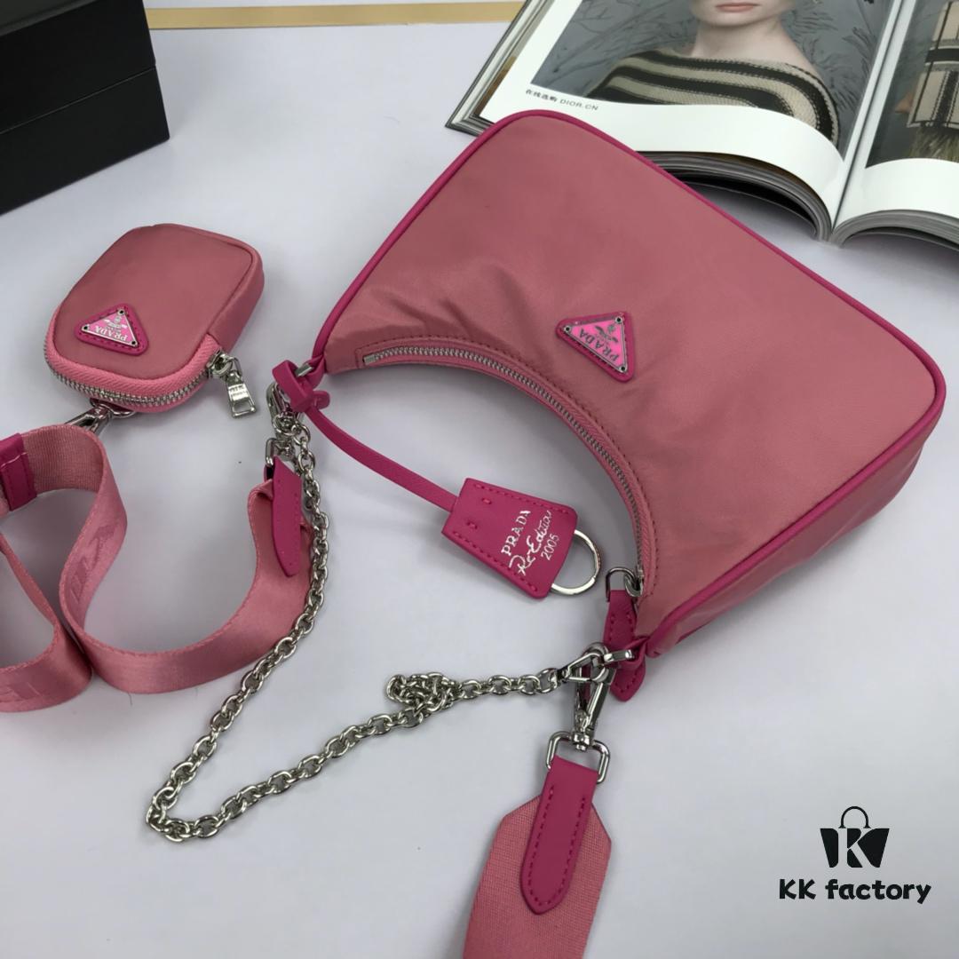 Top Quality Replica Prada New Nylon Hobo Bag with Box - 1BH204