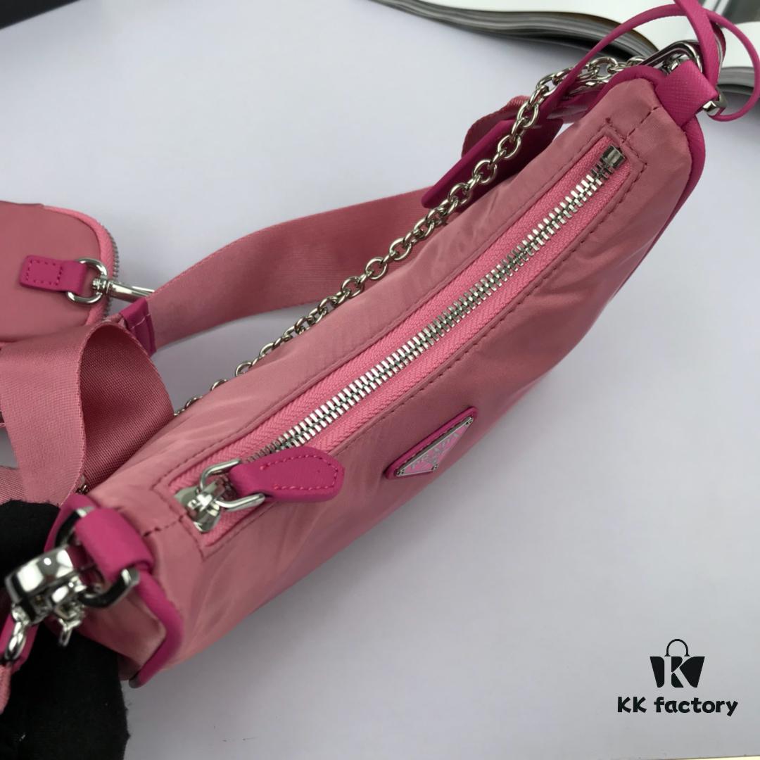 Top Quality Replica Prada New Nylon Hobo Bag with Box - 1BH204