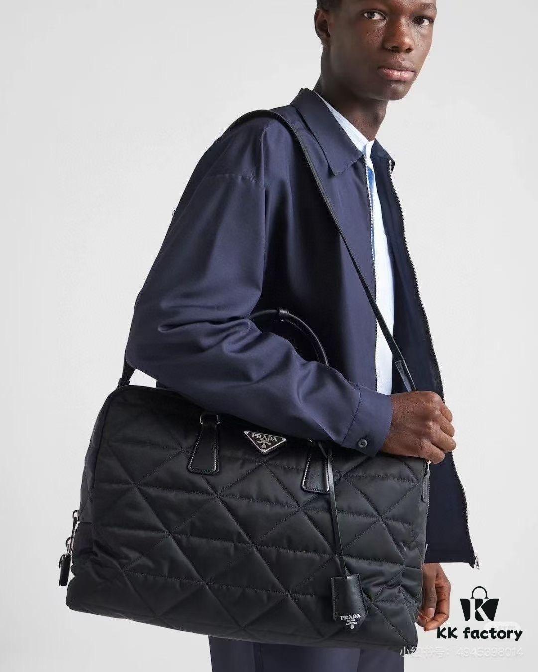 6930bc246e68136f4d9ae9d2 Prada New Arrival Travel Bag – Unisex Re-Nylon Quilted Duffel