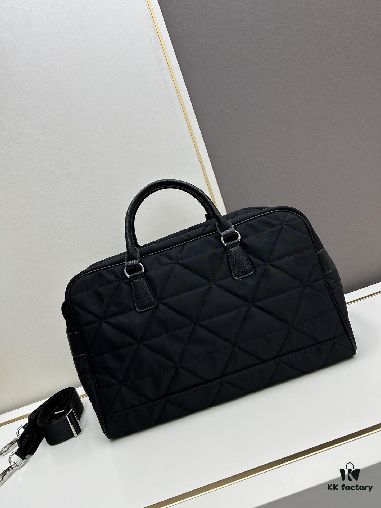 6930bc246e68136f4d9ae9d3 Prada New Re-Nylon Travel Bag for Men and Women – Quilted Regenerated Nylon with Iconic Design