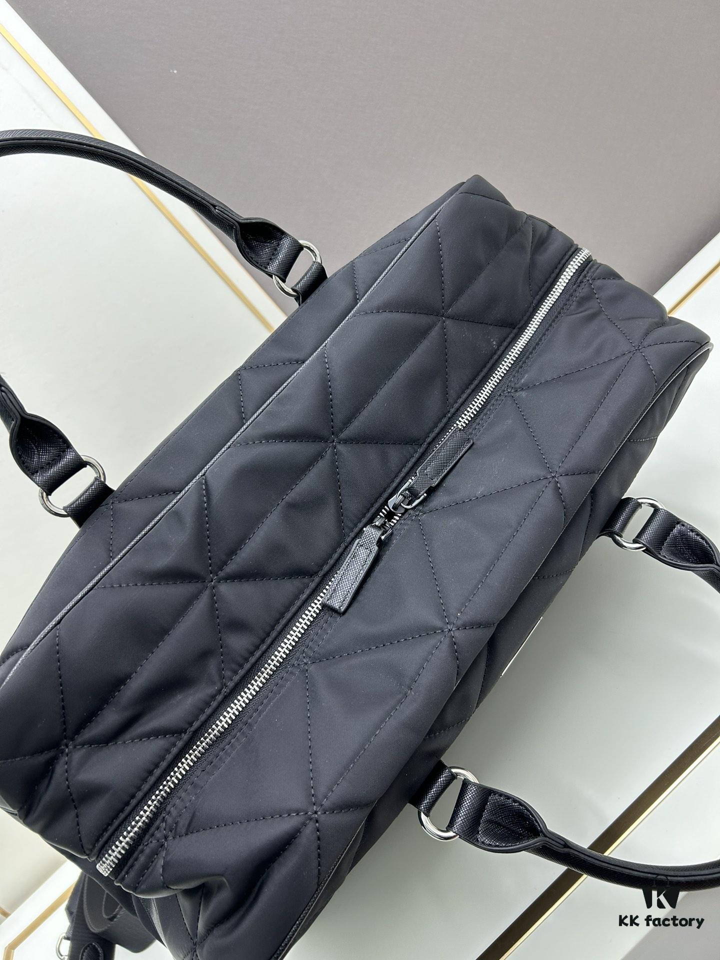 6930bc266e68136f4d9ae9d5 Prada New Re-Nylon Travel Bag for Men and Women – Quilted Regenerated Nylon with Iconic Design