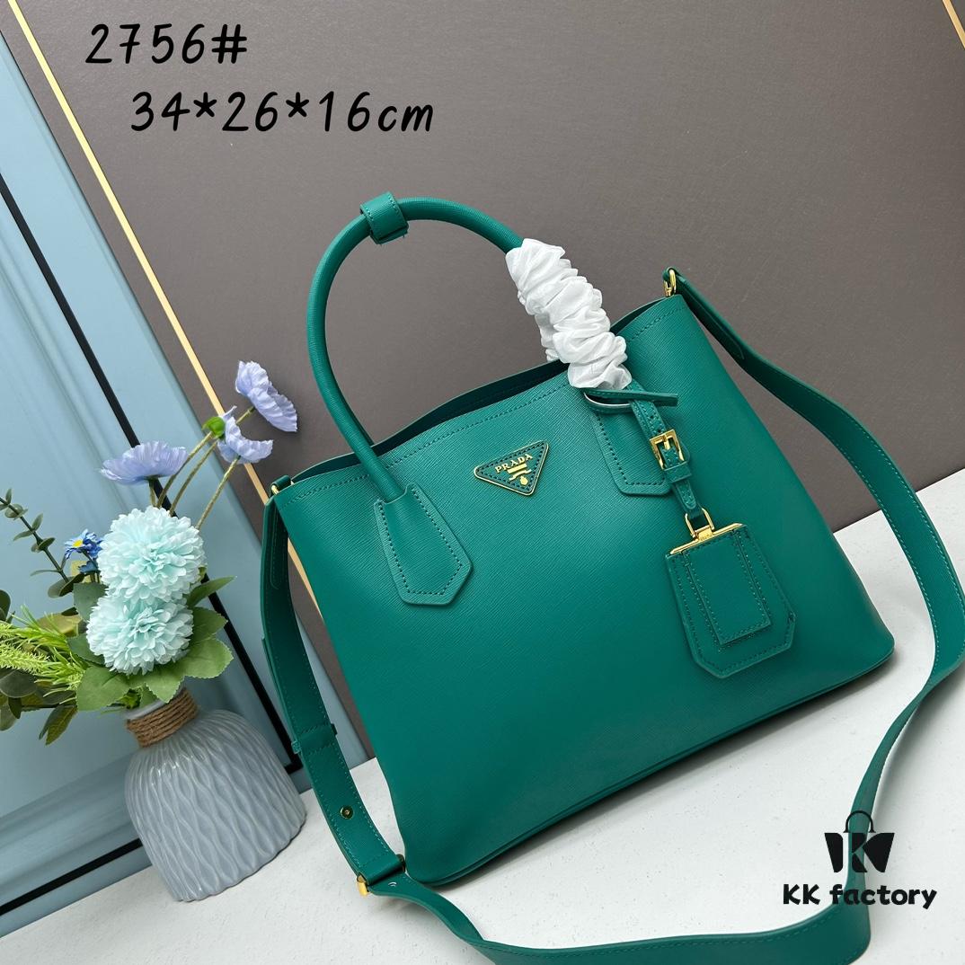 6930bc2d6e68136f4d9ae9e3 PRADA 2756# Original Full-Grain Crosshatch Calfskin - Exquisite Craftsmanship, Smooth Edges, Soft and Durable