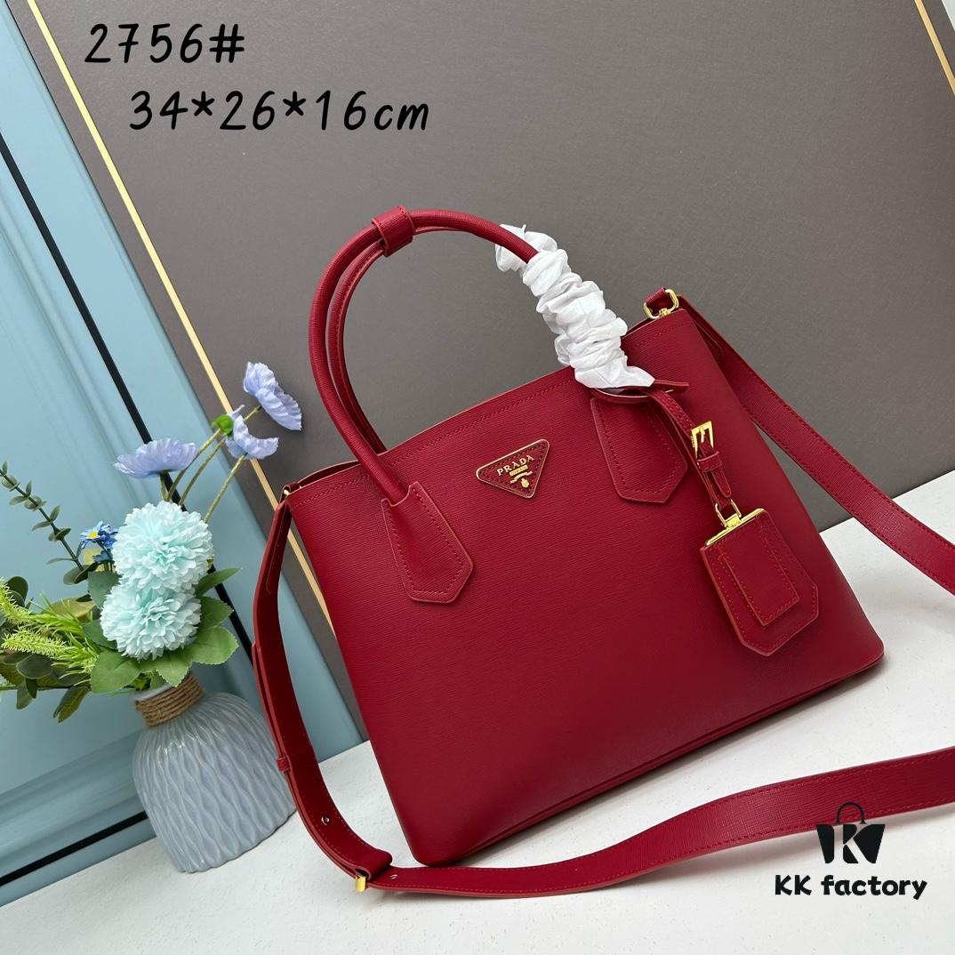 6930bc2d6e68136f4d9ae9e4 PRADA 2756# Original Full-Grain Crosshatch Calfskin - Exquisite Craftsmanship, Smooth Edges, Soft and Durable