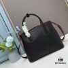 PRADA 2756# Original Top Layer Cross-Texture Cowhide Handbag