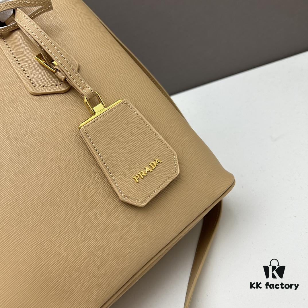6930bc436e68136f4d9aea03 PRADA 2756# Original Full-Grain Crosshatch Calfskin - Exquisite Craftsmanship, Smooth Edges, Soft and Durable