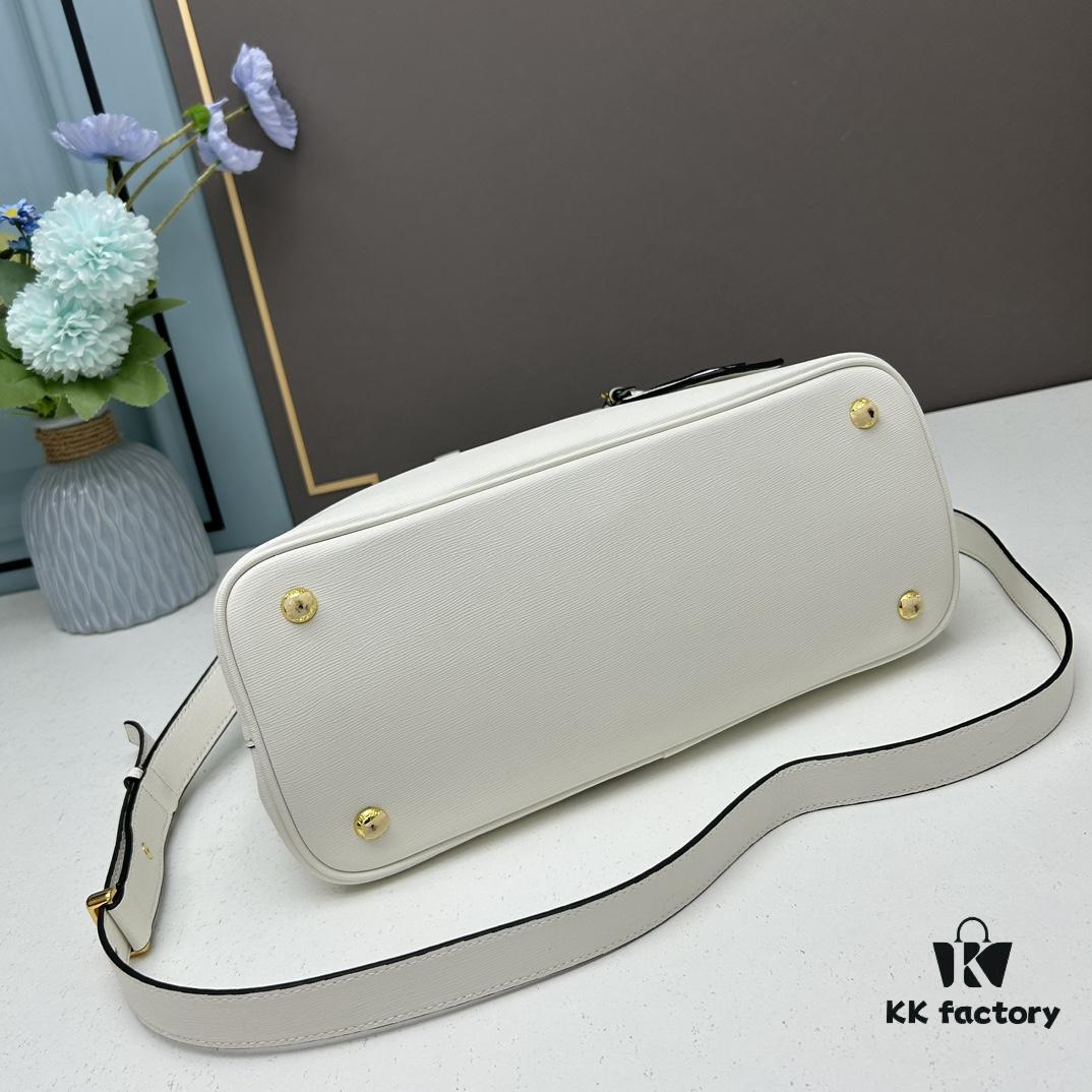 6930bc4b6e68136f4d9aea13 PRADA 2756# Original Top Layer Cross-Grain Calfskin, Exquisite Craftsmanship, Smooth Edging, Soft and High-Quality, Classic Shopping Tote with Long Shoulder Strap 34*26*16cm