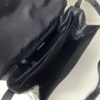 PRADA Large Size Leather-Trimmed Imported Parachute Fabric Bag